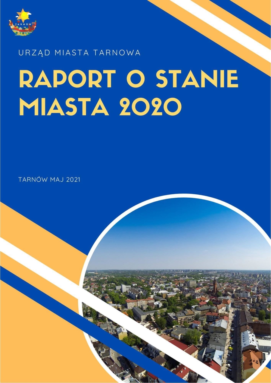 Okładka "Raportu o stanie miasta 2020"